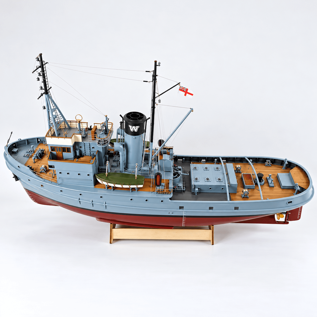HMS Envoy Tugboat Model Kit – 1:48 Scale Fibreglass Hull - Ocean Relic Studio