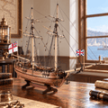 HMS Halifax Wooden Ship Model Kit – 1:50 Scale - Ocean Relic Studio