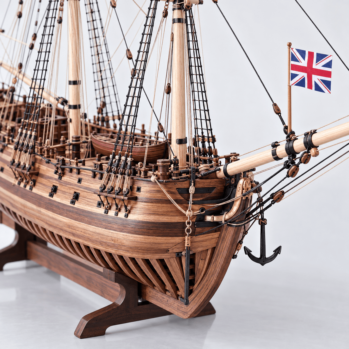 HMS Halifax Wooden Ship Model Kit – 1:50 Scale - Ocean Relic Studio