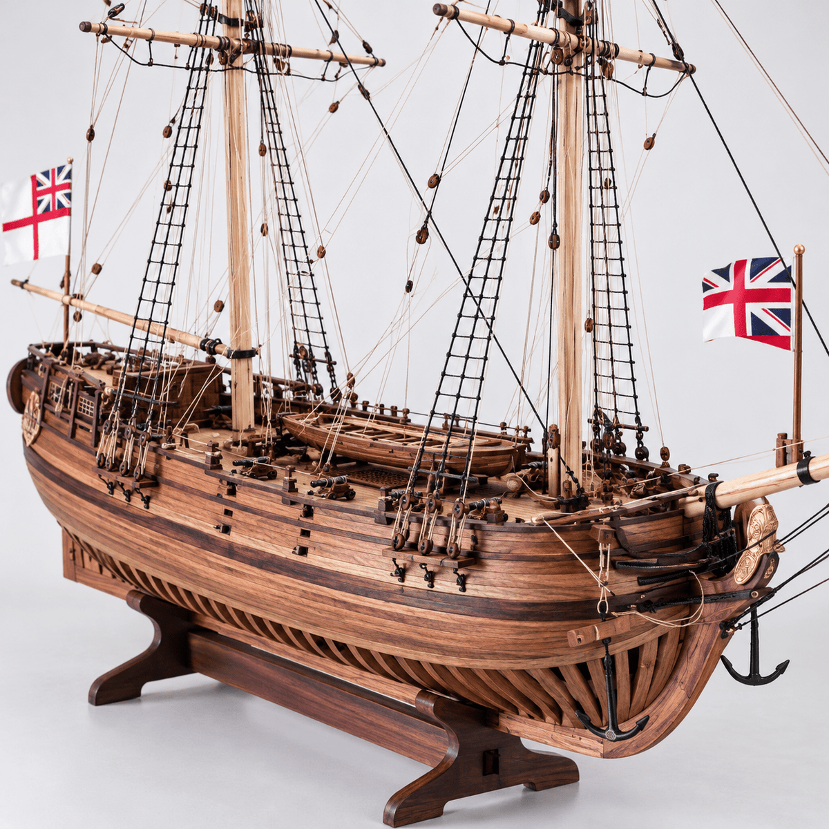 HMS Halifax Wooden Ship Model Kit – 1:50 Scale - Ocean Relic Studio