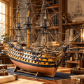HMS Victory Wooden Ship Model Kit – 1:96 Scale 103.2 cm - Ocean Relic Studio