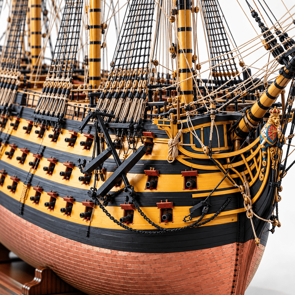 HMS Victory Wooden Ship Model Kit – 1:96 Scale 103.2 cm - Ocean Relic Studio