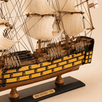 HMS Victory Wooden Ship Model – Premium 60 cm - Ocean Relic Studio- Handcrafted Wooden Ship Model