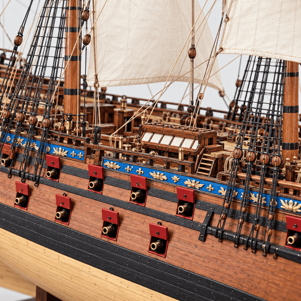 Ingermanland 1715 Wooden Ship Model Kit – Deluxe 130 cm - Ocean Relic Studio