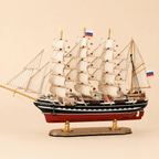 Kruzenshtern Wooden Ship Model – Premium 52 cm - Ocean Relic Studio