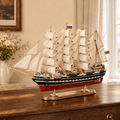Kruzenshtern Wooden Ship Model – Premium 52 cm - Ocean Relic Studio