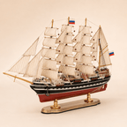 Kruzenshtern Wooden Ship Model – Premium 52 cm - Ocean Relic Studio
