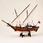 Kuwait Dhow Wooden Ship Model – Classic 30 cm - Ocean Relic Studio- Handcrafted Wooden Ship Model