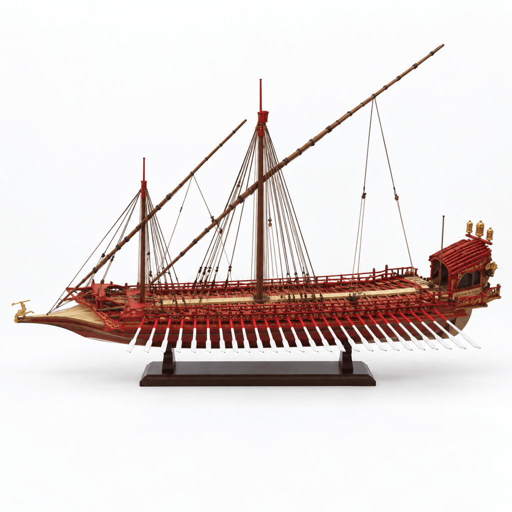 La Real Spanish Royal Galley Wooden Model Kit – Deluxe 106 cm - Ocean Relic Studio