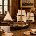 La Seine Wooden Ship Model Kit – 1:72 Scale Genoese Pinque - Ocean Relic Studio- Handcrafted Wooden Ship Model