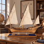Le Requin Wooden Ship Model Kit – 1:48 Scale Full-Rib Solid Wood - Ocean Relic Studio