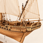 Le Requin Wooden Ship Model Kit – 1:48 Scale Full-Rib Solid Wood - Ocean Relic Studio