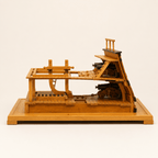 Lily Tall Ship Double-Deck Scene Wooden Model Kit – 1:48 Scale Gun Deck Diorama - Ocean Relic Studio- Handcrafted Wooden Ship Model