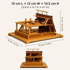Lily Tall Ship Double-Deck Scene Wooden Model Kit – 1:48 Scale Gun Deck Diorama - Ocean Relic Studio- Handcrafted Wooden Ship Model