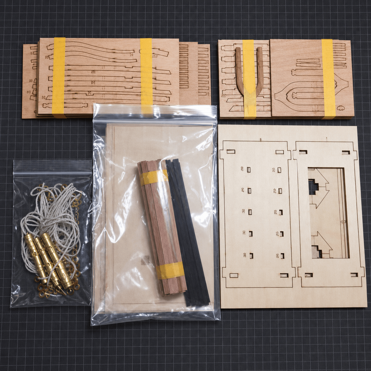 Lily Tall Ship Double-Deck Scene Wooden Model Kit – 1:48 Scale Gun Deck Diorama - Ocean Relic Studio- Handcrafted Wooden Ship Model
