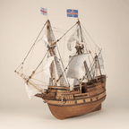 Mayflower 1620 Wooden Ship Model Kit – 1:48 Scale Handcrafted Sailing Ship - Ocean Relic Studio- Handcrafted Wooden Ship Model