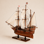 Mayflower Wooden Ship Model – Premium 60 cm - Ocean Relic Studio- Handcrafted Wooden Ship Model