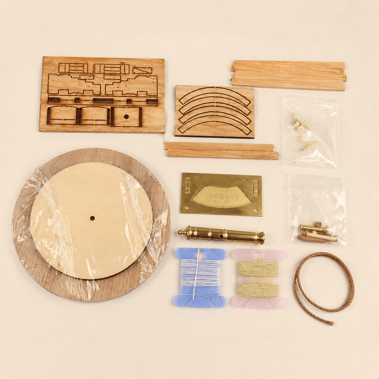 Oneida 32-Pound Naval Cannon Turret Wooden Model Kit – 1:50 Scale Gun Platform - Ocean Relic Studio- Handcrafted Wooden Ship Model