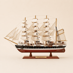 Passat Wooden Ship Model – Premium 50 cm - Ocean Relic Studio- Handcrafted Wooden Ship Model