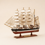 Passat Wooden Ship Model – Premium 50 cm - Ocean Relic Studio- Handcrafted Wooden Ship Model