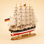 Preussen Wooden Ship Model – Premium 52 cm - Ocean Relic Studio