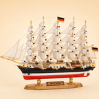 Preussen Wooden Ship Model – Premium 52 cm - Ocean Relic Studio