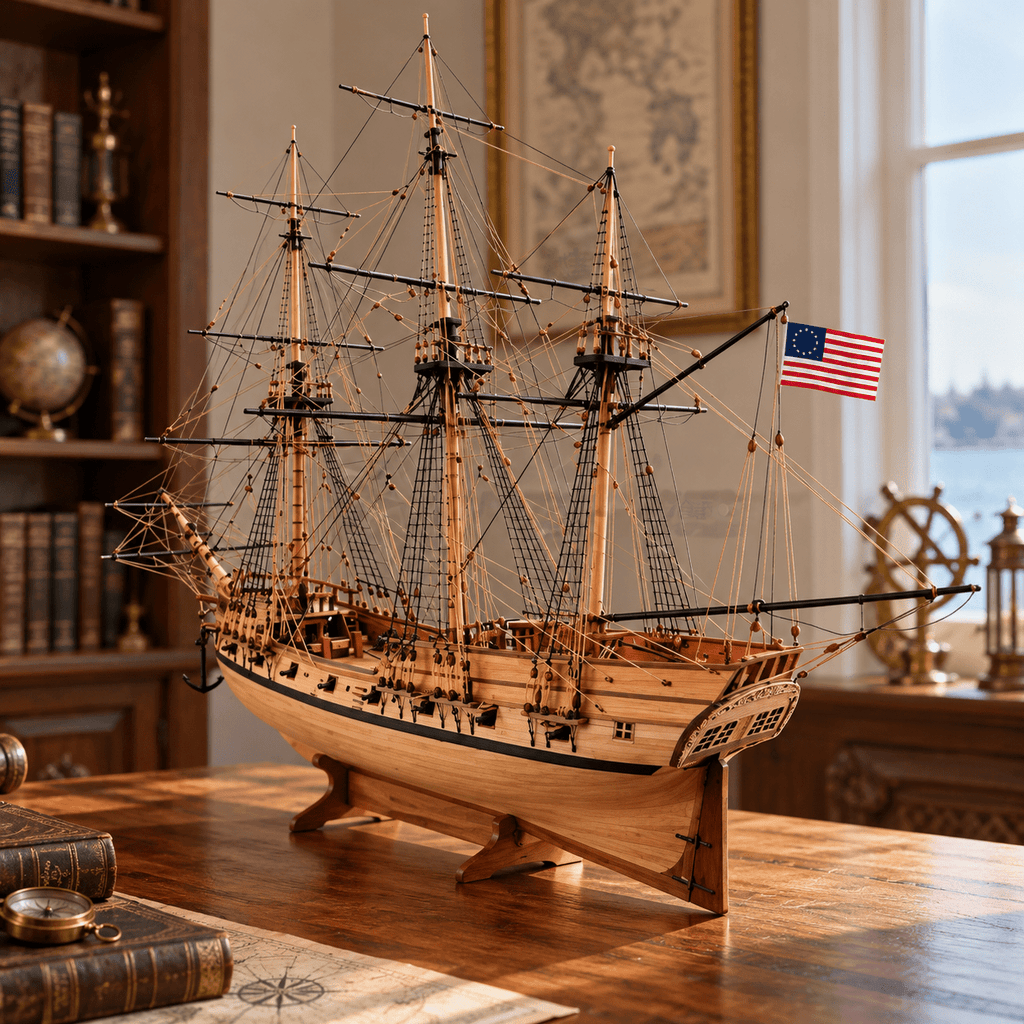 Rattlesnake 1782 Wooden Ship Model Kit – 1:50 Scale - Ocean Relic Studio