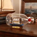 RMS Titanic Ship in a Bottle Model – Classic 14.5 cm - Ocean Relic Studio- Handcrafted Wooden Ship Model