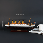 RMSタイタニック号模型 — 展示台付き木製オーシャンライナー複製 - Ocean Relic Studio