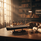RMSタイタニック号模型 — 展示台付き木製オーシャンライナー複製 - Ocean Relic Studio