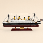 RMS Titanic Wooden Ship Model – Premium 55 cm - Ocean Relic Studio- Handcrafted Wooden Ship Model