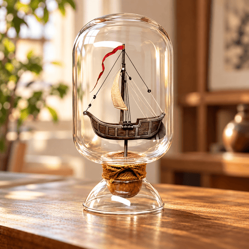 ボトル入り帆船 - クラシックミニチュア 16 cm – Ocean Relic Studio