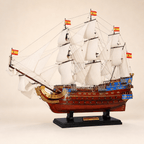 San Felipe Wooden Ship Model – Deluxe 160 cm - Ocean Relic Studio- Handcrafted Wooden Ship Model
