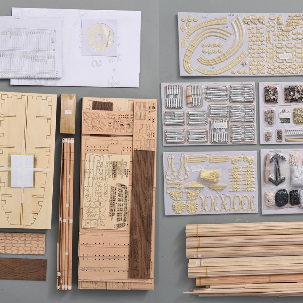 San Felipe Wooden Ship Model Kit – 1:50 Scale Grand Spanish Galleon - Ocean Relic Studio- Handcrafted Wooden Ship Model