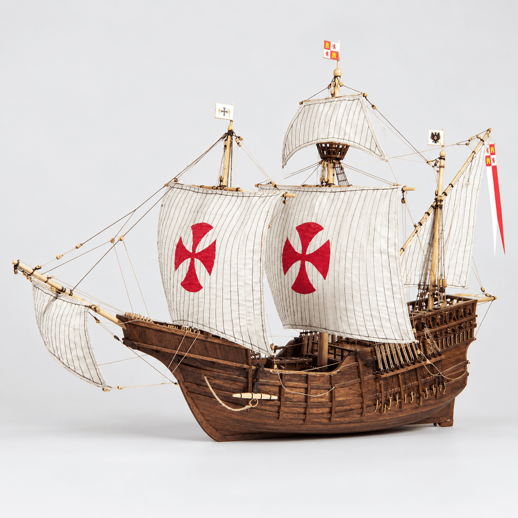 Santa Maria 1492 Wooden Ship Model Kit – Deluxe 76 cm - Ocean Relic Studio