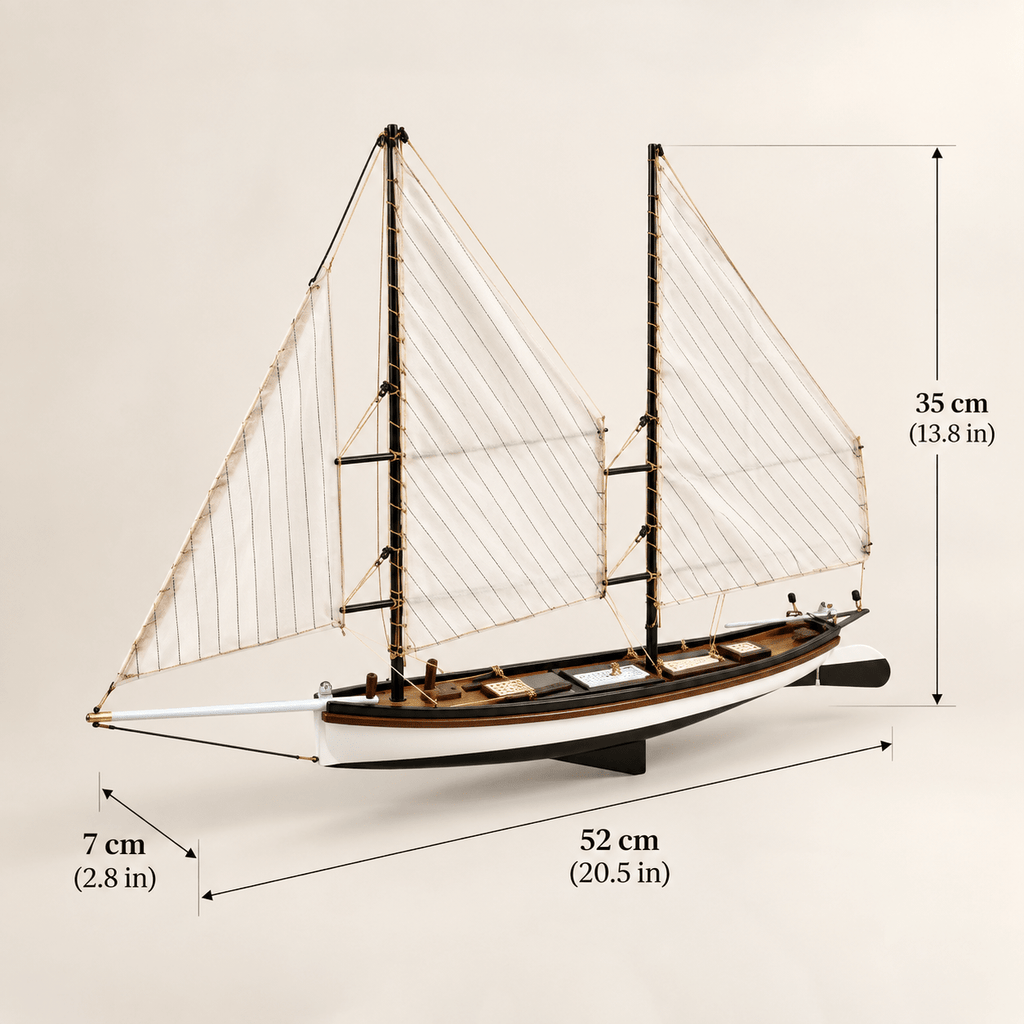 Shamrock Wooden Ship Model Kit – 1:24 Scale - Ocean Relic Studio