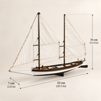 Shamrock Wooden Ship Model Kit – 1:24 Scale - Ocean Relic Studio