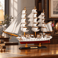 Sørlandet Wooden Ship Model – Deluxe 65 cm - Ocean Relic Studio
