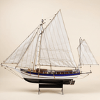 Spray Boston Wooden Sailboat Model Kit – 1:30 Scale Handcrafted Sailing Ship - Ocean Relic Studio- Handcrafted Wooden Ship Model