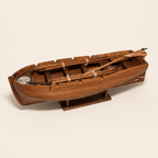 Universal Ship's Longboat Wooden Model Kit – 1:48 Scale Rowing Tender - Ocean Relic Studio- Handcrafted Wooden Ship Model