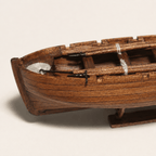 Universal Ship's Longboat Wooden Model Kit – 1:48 Scale Rowing Tender - Ocean Relic Studio- Handcrafted Wooden Ship Model