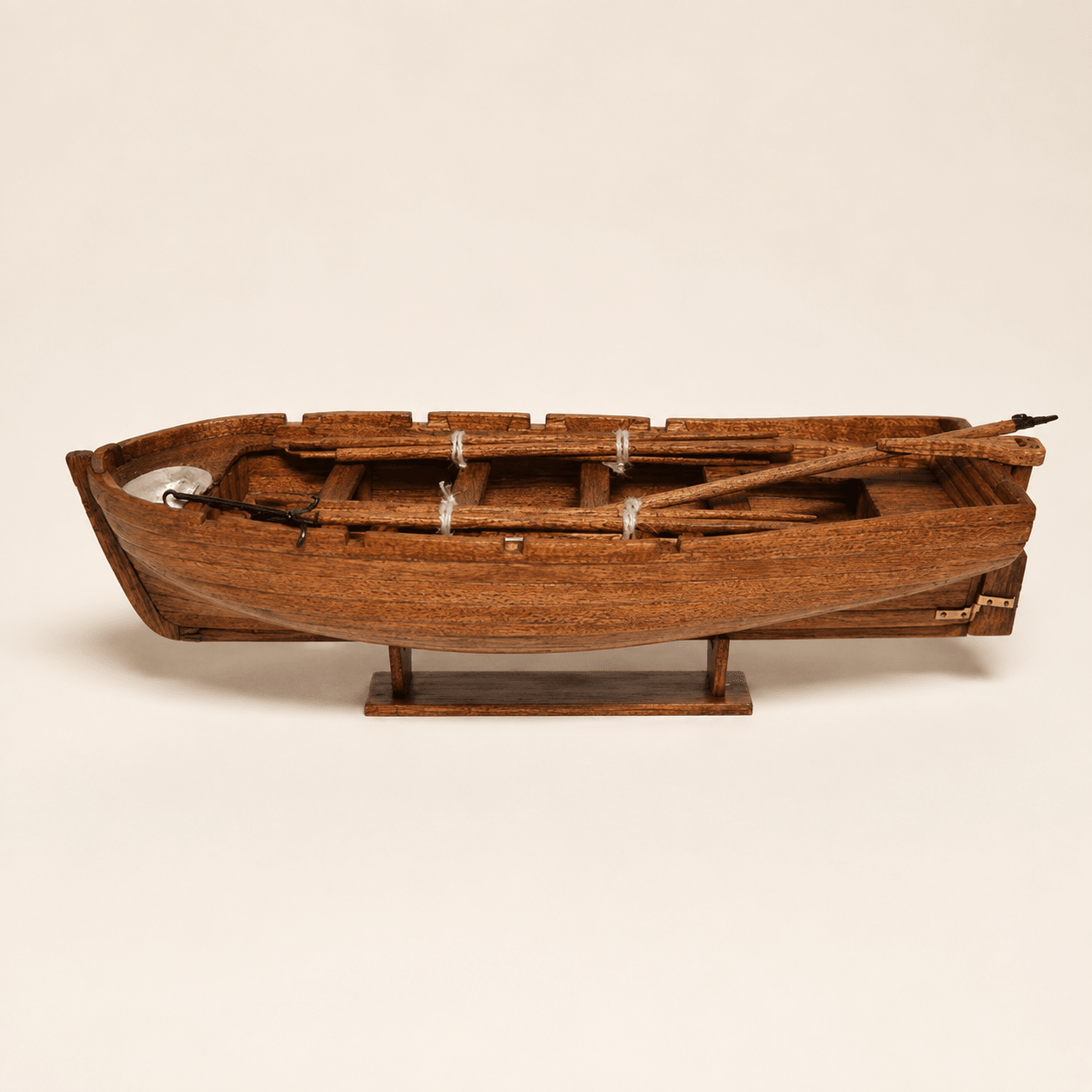 Universal Ship's Longboat Wooden Model Kit – 1:48 Scale Rowing Tender - Ocean Relic Studio- Handcrafted Wooden Ship Model
