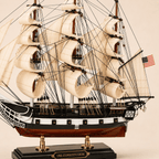 USS Constitution Wooden Ship Model – Premium 60 cm - Ocean Relic Studio