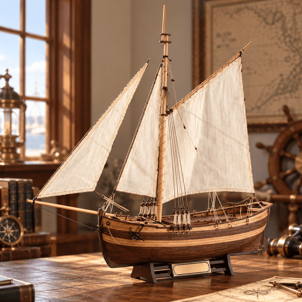 Water Merchant Wooden Ship Model Kit – 1:50 Scale - Ocean Relic Studio