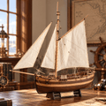 Water Merchant Wooden Ship Model Kit – 1:50 Scale - Ocean Relic Studio