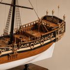 William Royal Yacht Wooden Ship Model Kit – 1:48 Scale English Royal Yacht - Ocean Relic Studio- Handcrafted Wooden Ship Model